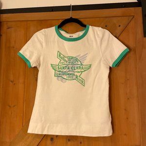 Maeve, M, White and Green, Roller Skate T-shirt
